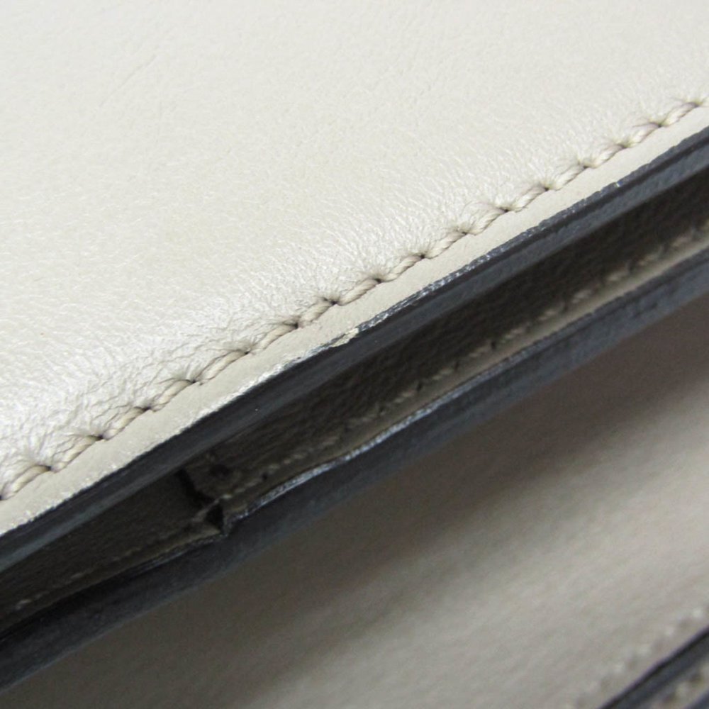 CHLOE Gray Leather Shoulder Bag - Picture 6 of 16